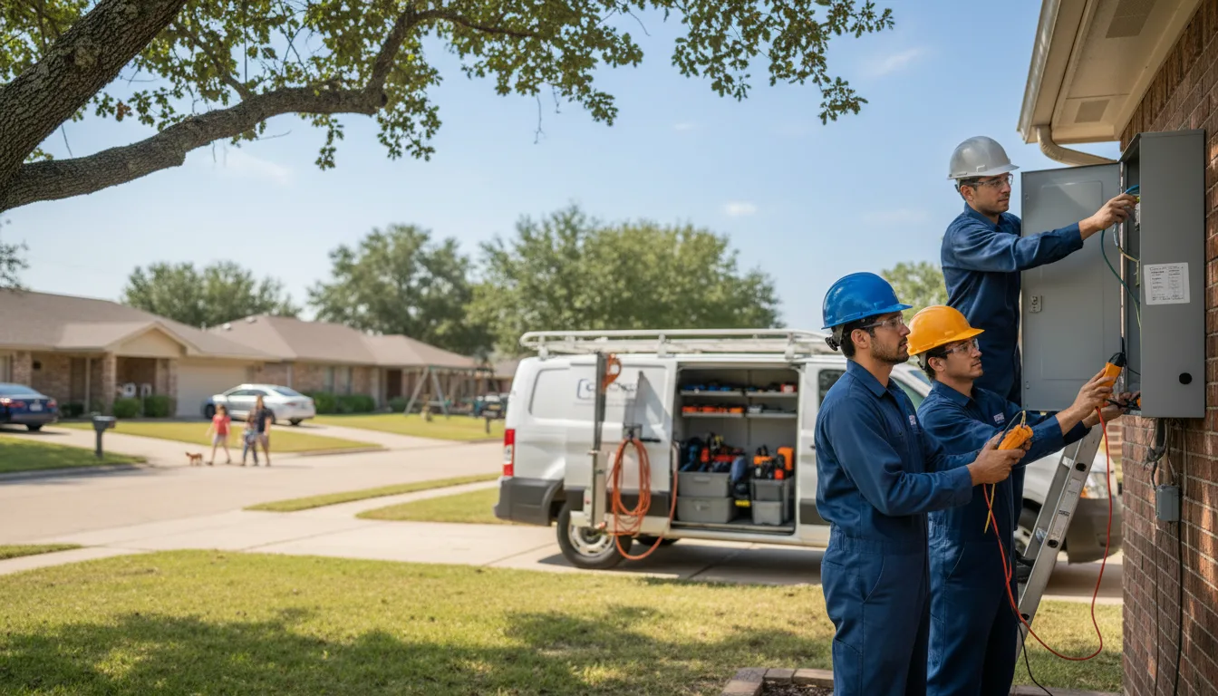 Certified electrician providing emergency electrical services in Llano, NM